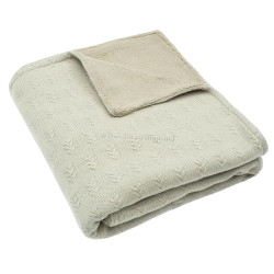 Patura Jollein Grain Knit Velvet 100x150 (Olive Green)