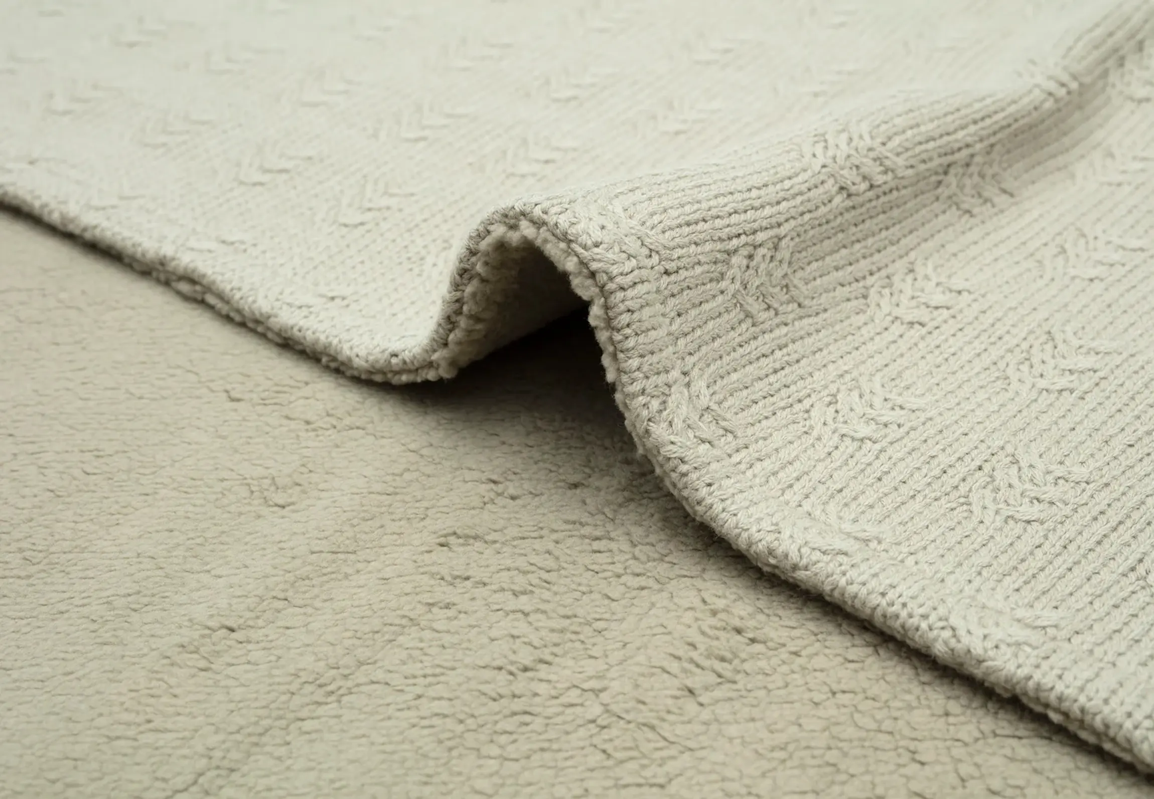 Patura Jollein Grain Knit Velvet 100x150 (Olive Green) - 4