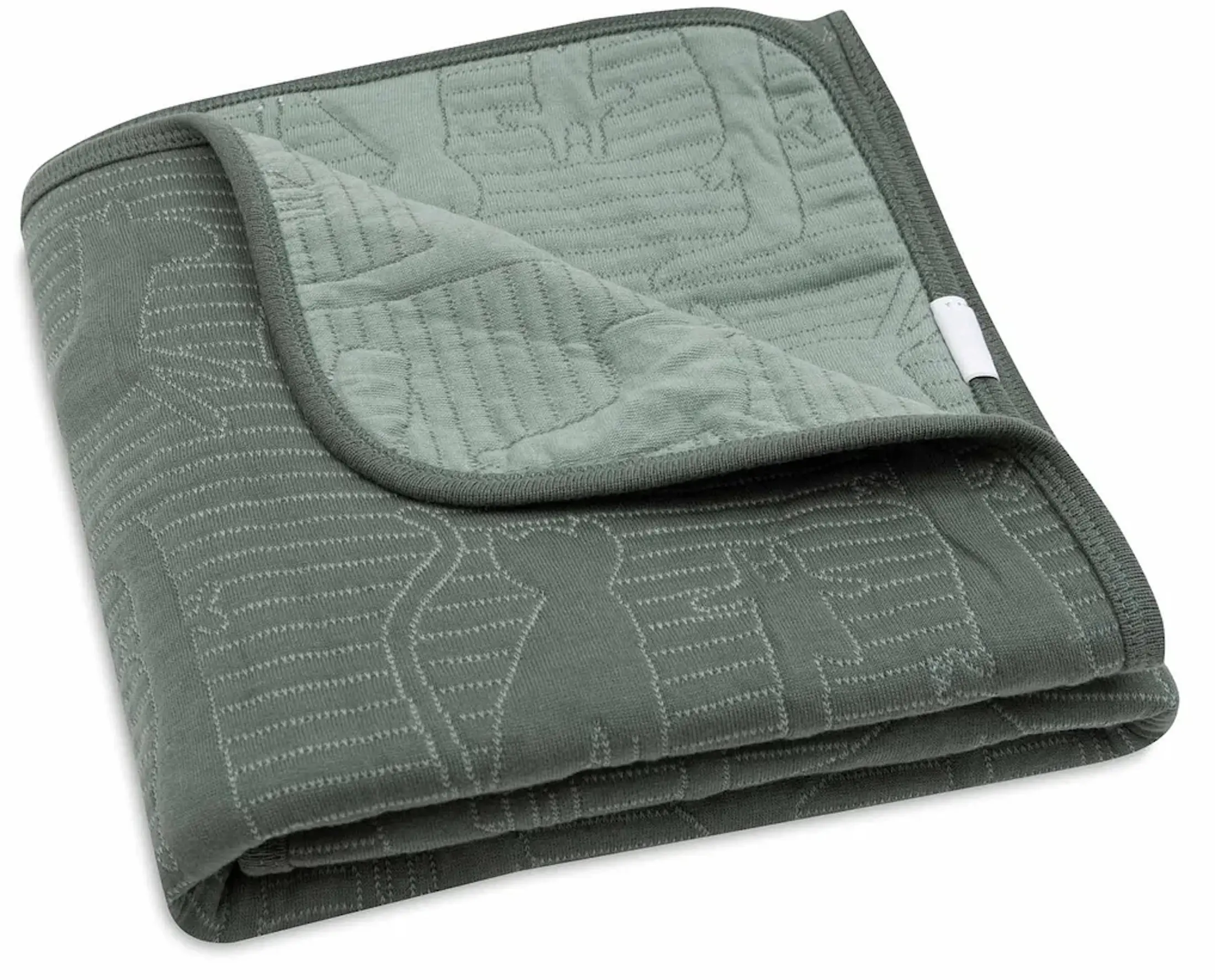 Плед Jollein Jungle Jambo 100x150 (Ash Green/Laurel) - 2