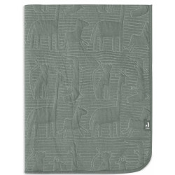 Плед Jollein Jungle Jambo 100x150 (Ash Green/Laurel) Thumb