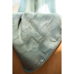 Плед Jollein Jungle Jambo 100x150 (Ash Green/Laurel) Thumb