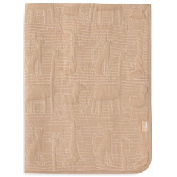 Плед Jollein Jungle Jambo 100x150 (Biscuit/Oatmeal) Thumb