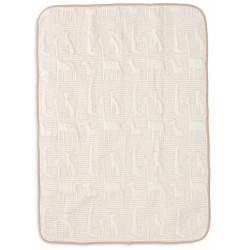Плед Jollein Jungle Jambo 100x150 (Biscuit/Oatmeal) Thumb