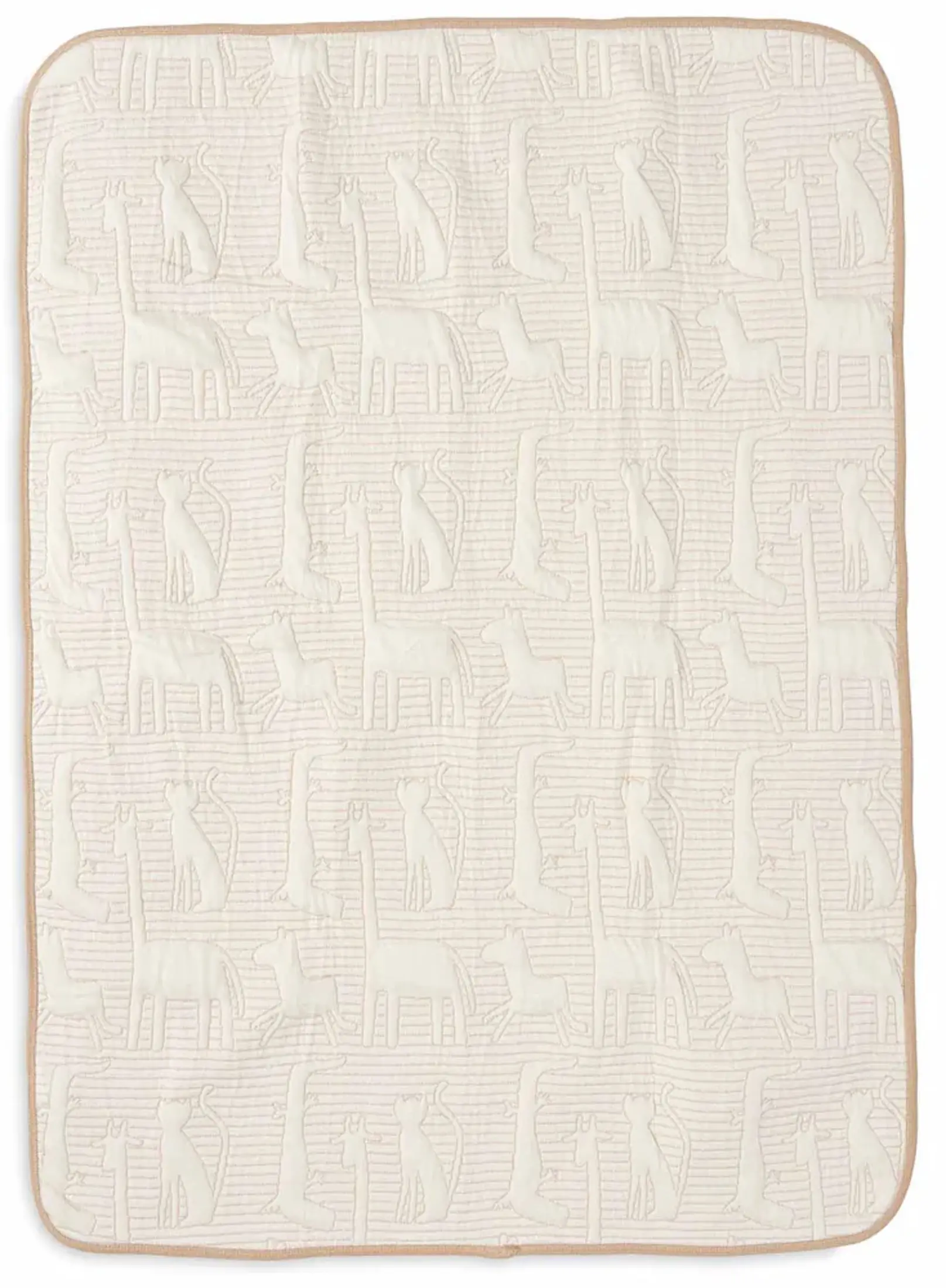 Плед Jollein Jungle Jambo 100x150 (Biscuit/Oatmeal) - 3