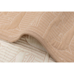 Плед Jollein Jungle Jambo 100x150 (Biscuit/Oatmeal) Thumb