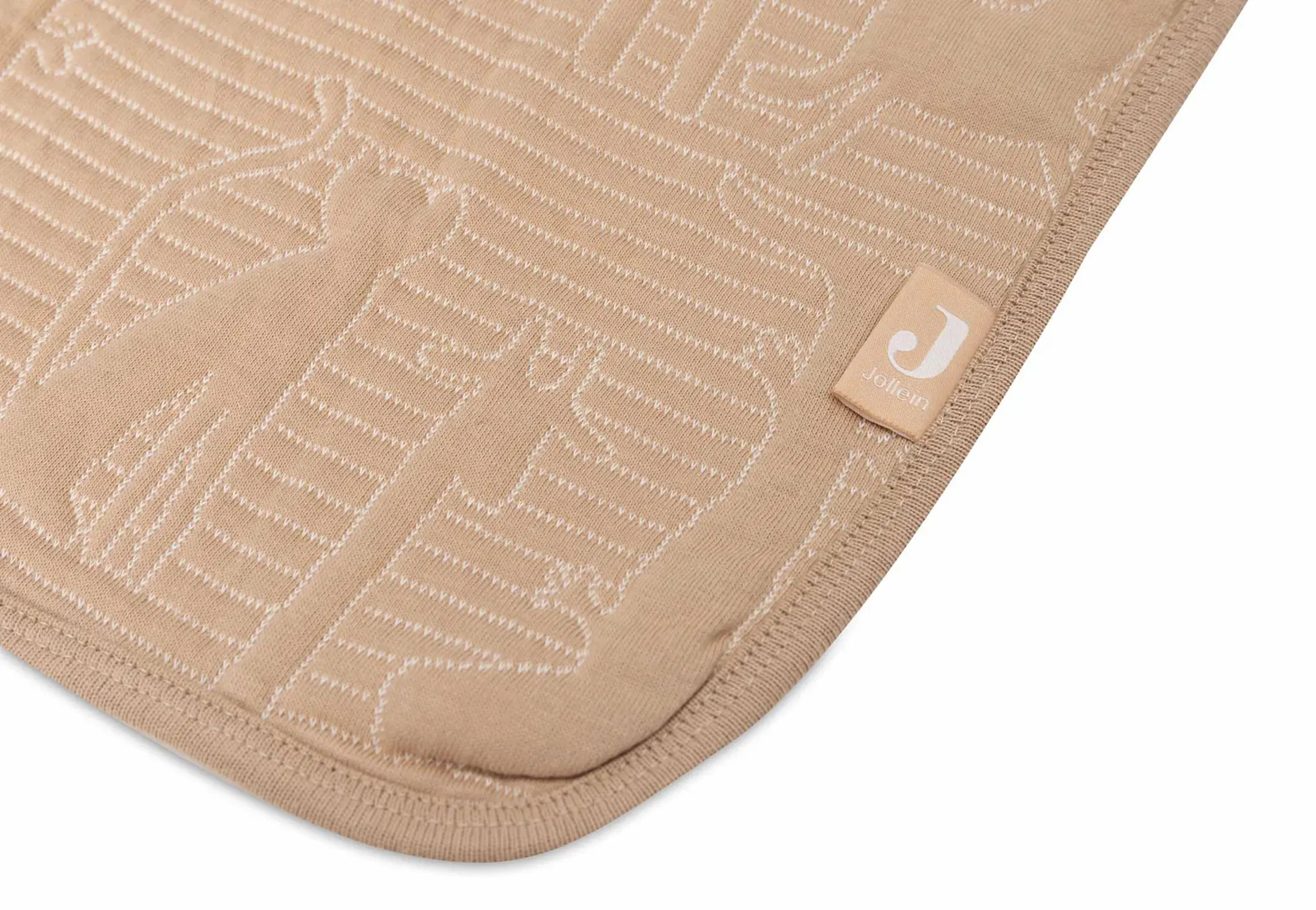 Плед Jollein Jungle Jambo 100x150 (Biscuit/Oatmeal) - 5