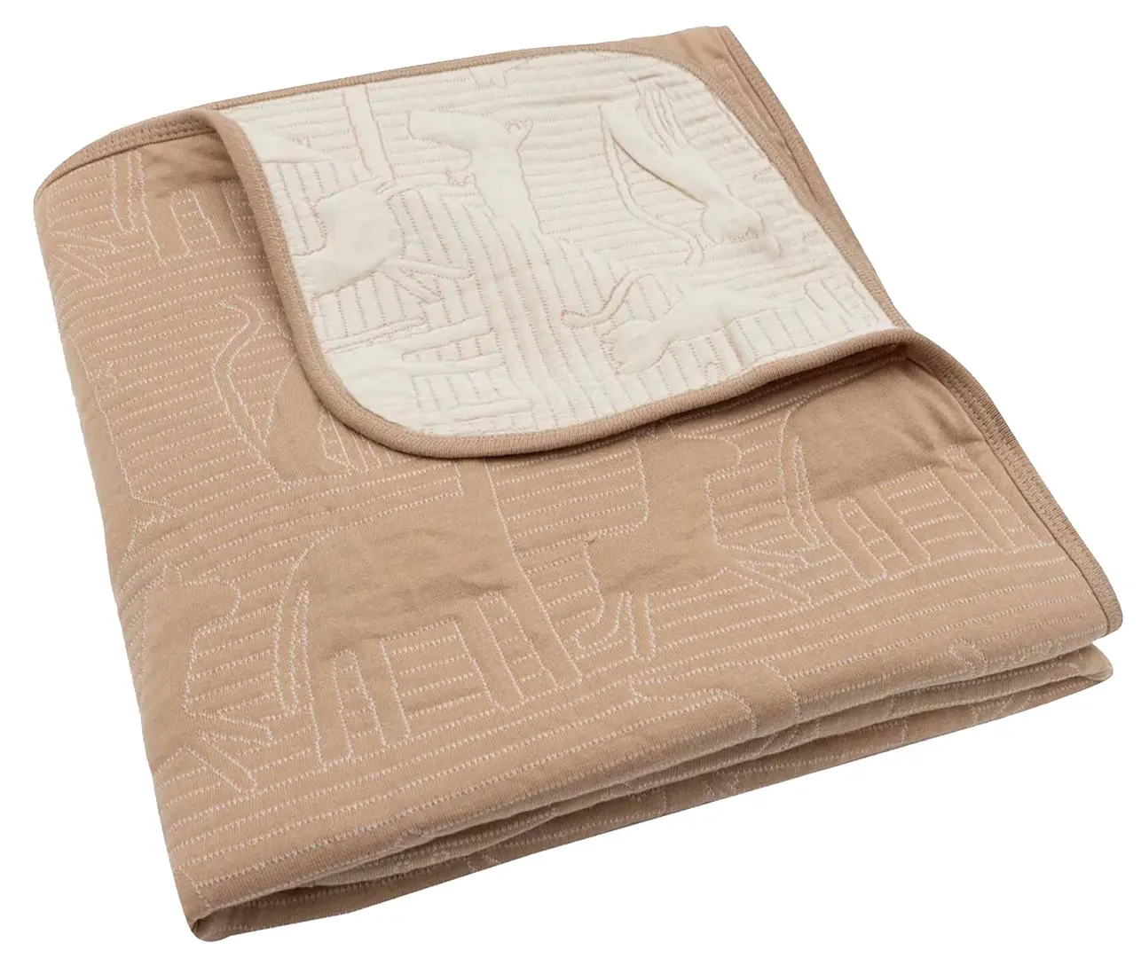 Плед Jollein Jungle Jambo 100x150 (Biscuit/Oatmeal)