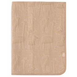 Плед Jollein Jungle Jambo 75x100 (Biscuit/Oatmeal) Thumb