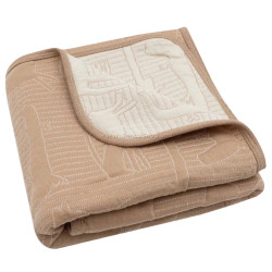 Плед Jollein Jungle Jambo 75x100 (Biscuit/Oatmeal)