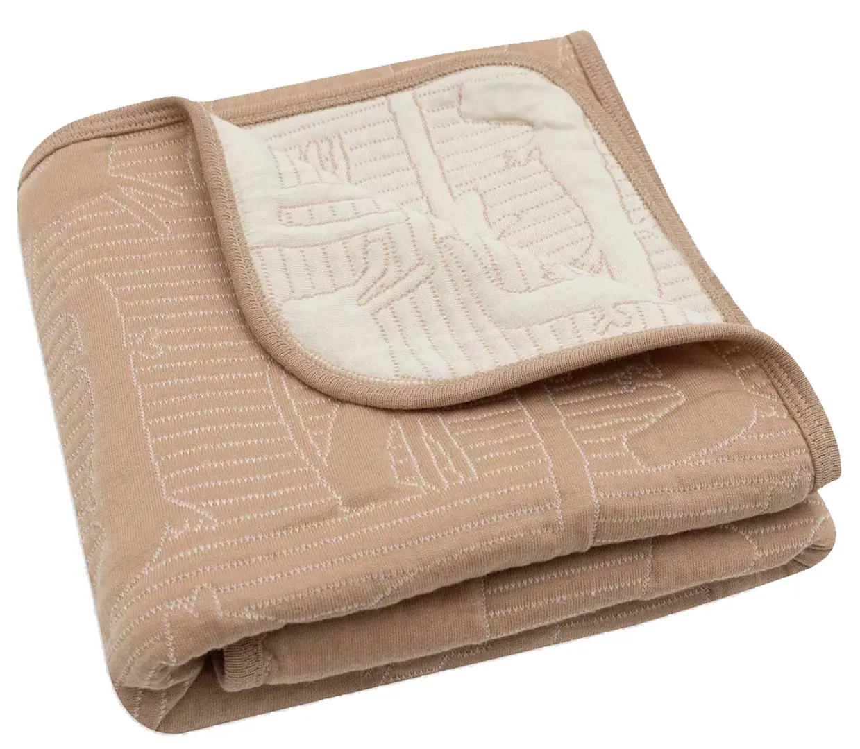 Плед Jollein Jungle Jambo 75x100 (Biscuit/Oatmeal)