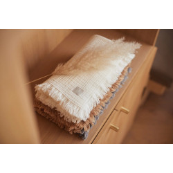 Patura Jollein Muslin Fringe 75x100 (Ivory) Thumb