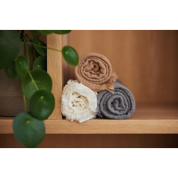 Patura Jollein Muslin Fringe 75x100 (Ivory) Thumb