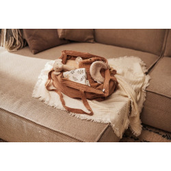 Patura Jollein Muslin Fringe 75x100 (Ivory) Thumb