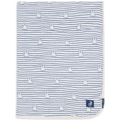 Плед Jollein Muslin Miffy Stripe 75x100 (Navy) Thumb