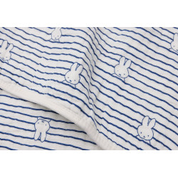 Плед Jollein Muslin Miffy Stripe 75x100 (Navy) Thumb
