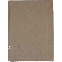 Плед Jollein Pointelle Gots 100x150 (Biscuit) Thumb
