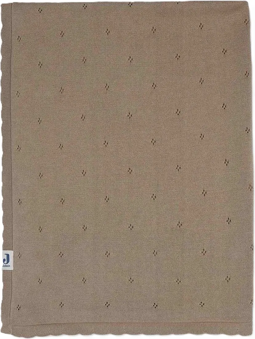 Плед Jollein Pointelle Gots 100x150 (Biscuit) - 2
