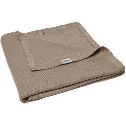 Patura Jollein Pointelle Gots 100x150 (Biscuit)