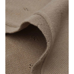Плед Jollein Pointelle Gots 100x150 (Biscuit) Thumb