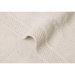 Patura Jollein Shell Knit Gots 100x150 (Nougat) Thumb