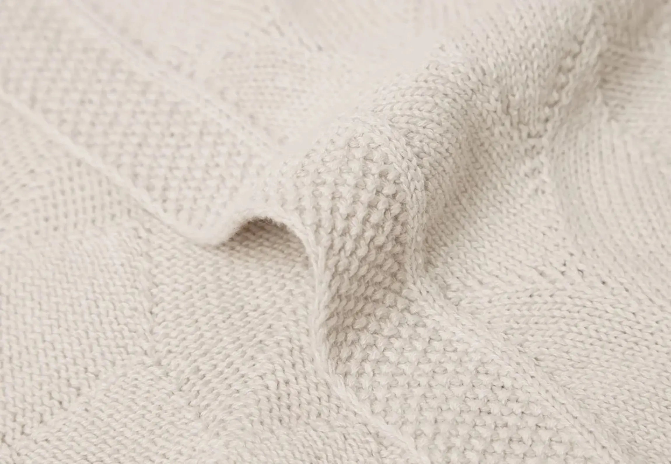 Patura Jollein Shell Knit Gots 100x150 (Nougat) - 3