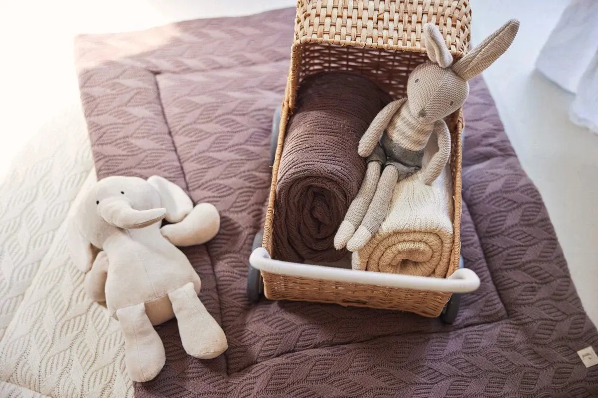 Плед Jollein Spring Knit 100x150 (Chestnut) - 3