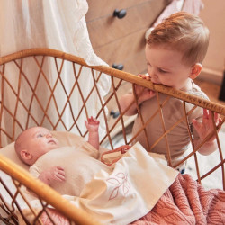 Плед Jollein Spring Knit 100x150 (Rosewood/Coral) Thumb