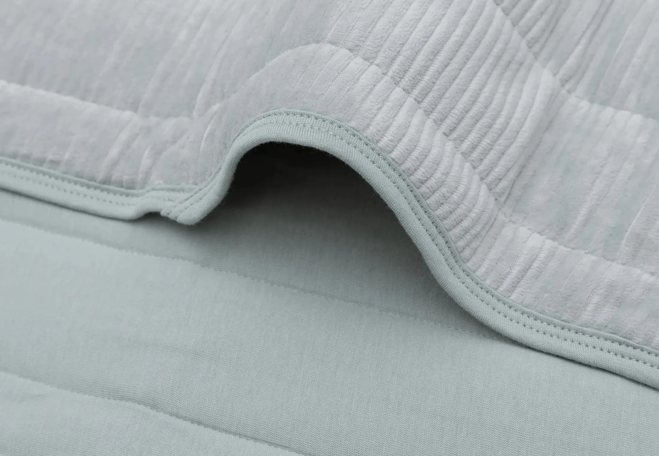 Плед Jollein Velvet Rib 75x100 (Sea Green) - 4
