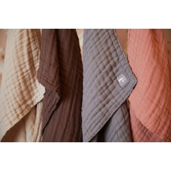 Patura Jollein Wrinkled Cotton 120x120 (Chestnut) Thumb