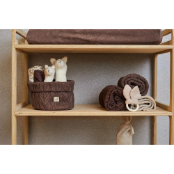 Patura Jollein Wrinkled Cotton 120x120 (Chestnut) Thumb