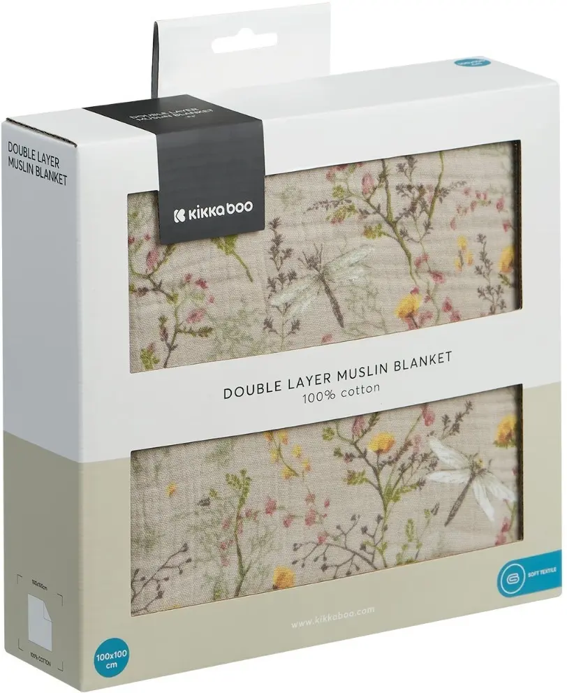 Плед Kikka Boo Secret Garden 100x100 (Beige) - 3