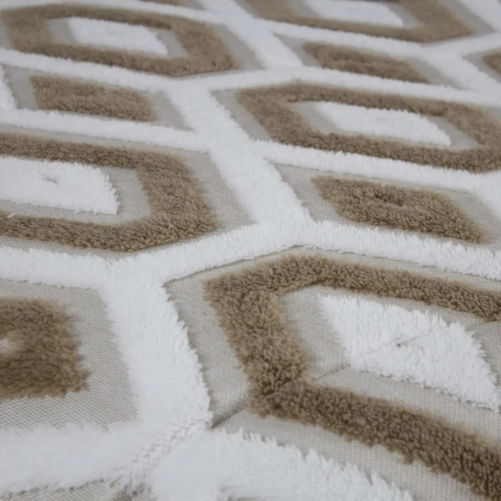 Cuvertura + 2 fete de perna Tep Boho 220x240 (Beige) - 4