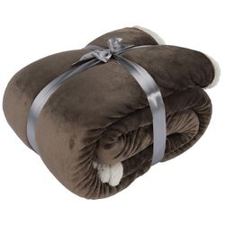 Плед Mobhaus Ankea Typ 1 205x220 (Brown) Thumb