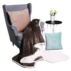 Плед Mobhaus Ankea Typ 1 205x220 (Brown) Thumb