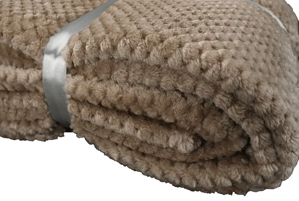 Плед Mobhaus Defana Typ 1 150x200 (Light Brown)