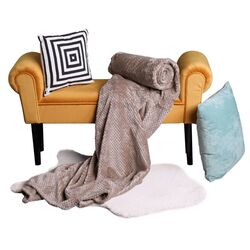 Плед Mobhaus Defana Typ 1 150x200 (Light Brown) Thumb