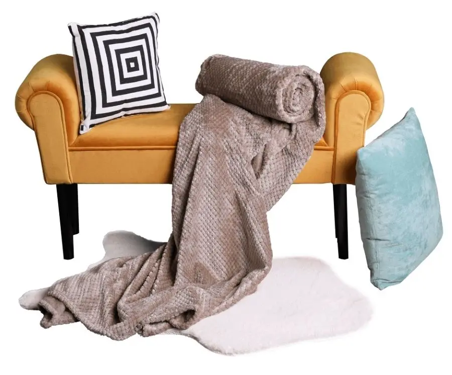 Плед Mobhaus Defana Typ 1 150x200 (Light Brown)