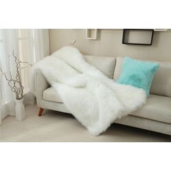 Плед Mobhaus Ebona Typ 1 150x180 (White) Thumb