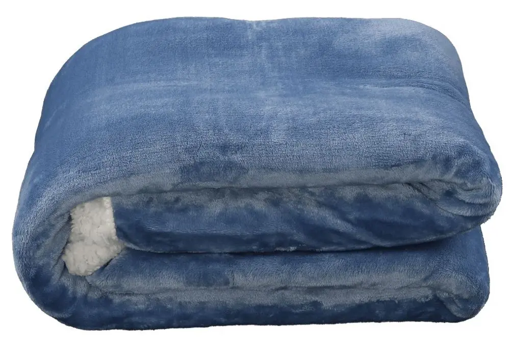 Плед Mobhaus Kasala Typ 1 127x152 (Gray-Blue)