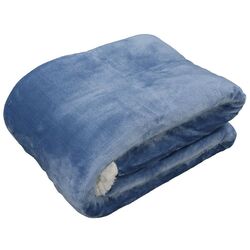 Плед Mobhaus Kasala Typ 1 127x152 (Gray-Blue) Thumb