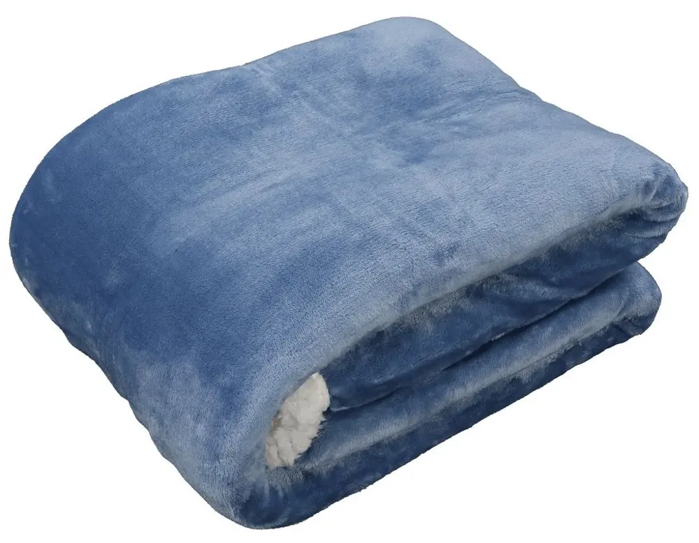 Плед Mobhaus Kasala Typ 1 127x152 (Gray-Blue)