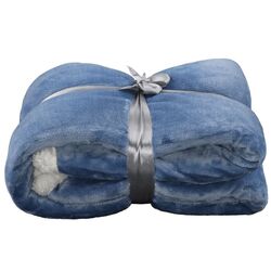 Плед Mobhaus Kasala Typ 1 127x152 (Gray-Blue) Thumb