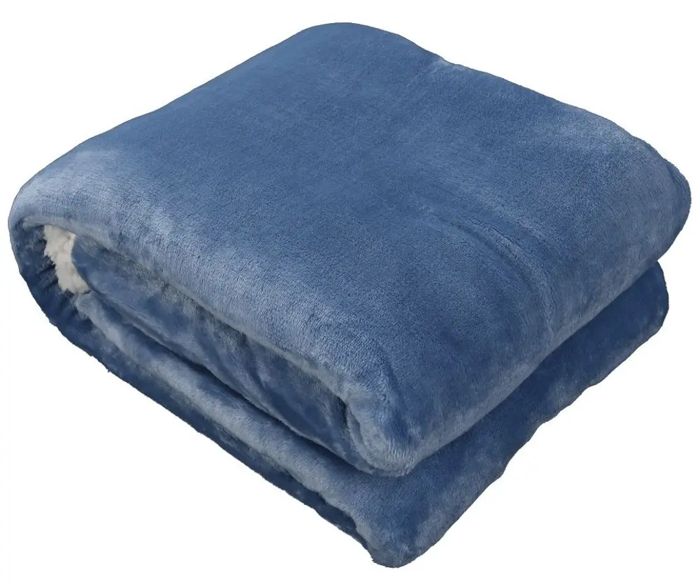 Плед Mobhaus Kasala Typ 1 127x152 (Gray-Blue)