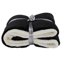 Плед Mobhaus Kasala Typ 3 127x152 (Black) Thumb