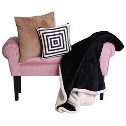 Плед Mobhaus Kasala Typ 3 127x152 (Black) Thumb