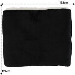 Плед Mobhaus Kasala Typ 3 127x152 (Black) Thumb