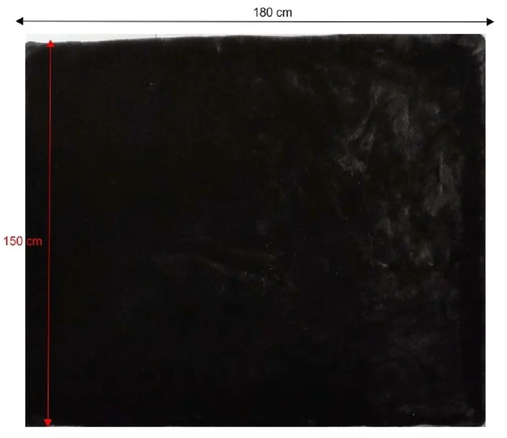 Плед Mobhaus Rabita New Typ 1 150x180 (Black)