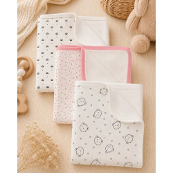 Плед PernaMea Bear 110x110 (White/Black) Thumb