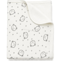 Плед PernaMea Bear 110x110 (White/Black)