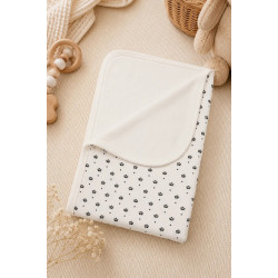 Плед PernaMea Crown 110x110 (White/Black) Thumb